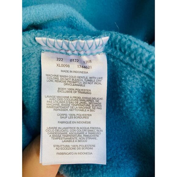 Columbia Fleece Zip Up Jacket Large Blue - Picture 5 of 5